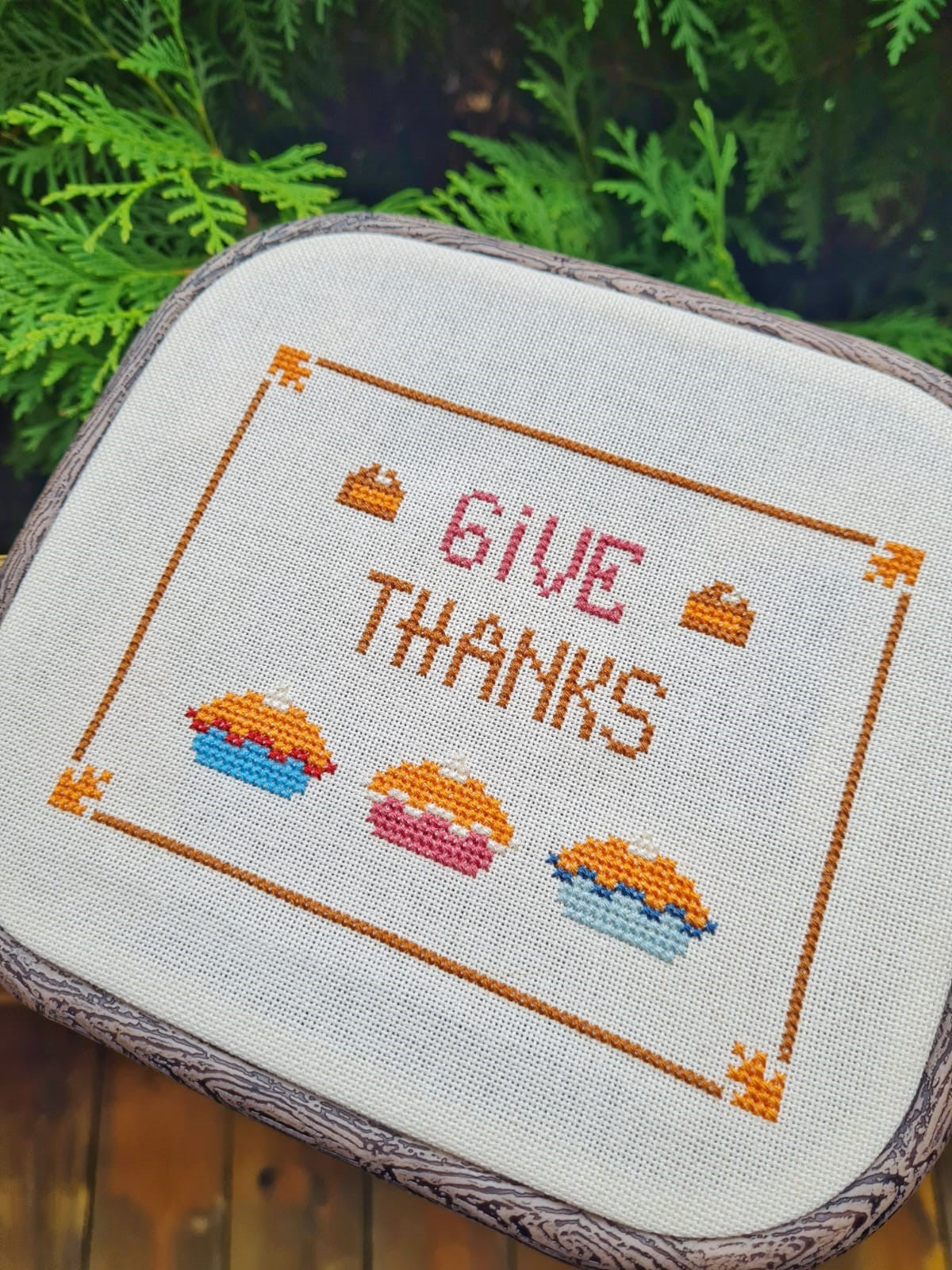 Give Thanks - PDF Cross Stitch Pattern – Wizardi