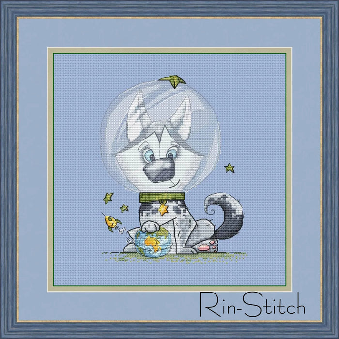 Dogs. Astronaut - PDF Cross Stitch Pattern