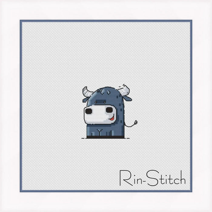 Mini-series. Bull - PDF Cross Stitch Pattern