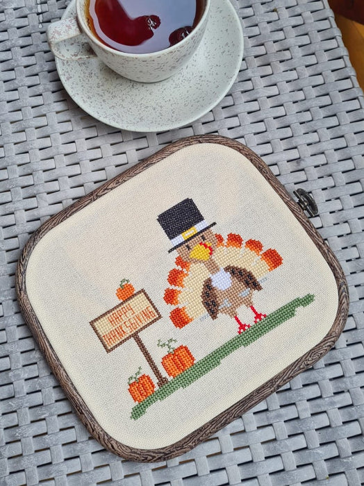 Happy Thanksgiving - PDF Cross Stitch Pattern