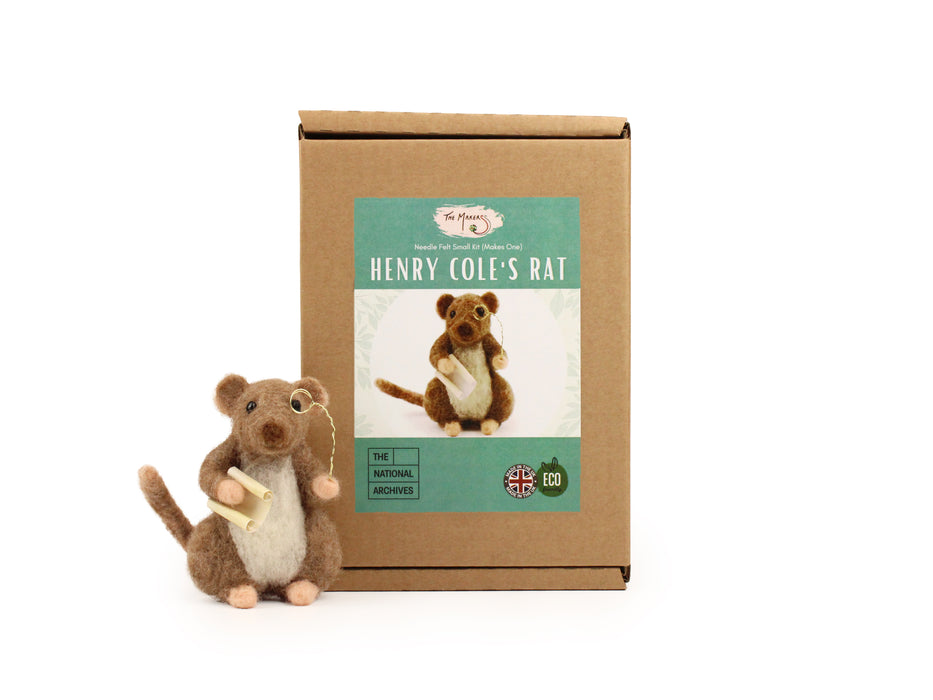 Felting Kit - Henry Cole's Rat Needle Felt Kit