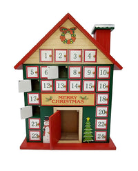 Christmas Cottage Wooden Advent Calendar Wizardi F07M6-17