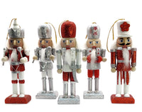 Christmas Nutcracker Set. Wizardi Classic Wooden Festive Decoration F07M14-16-N01249