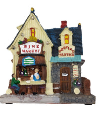 Wine Market. Christmas Village Wizardi F07-N1-10-2321B