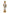 White and Gold King Wooden Nutcracker F07M6-24B
