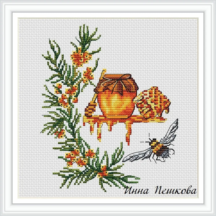 Little bee - PDF Cross Stitch Pattern