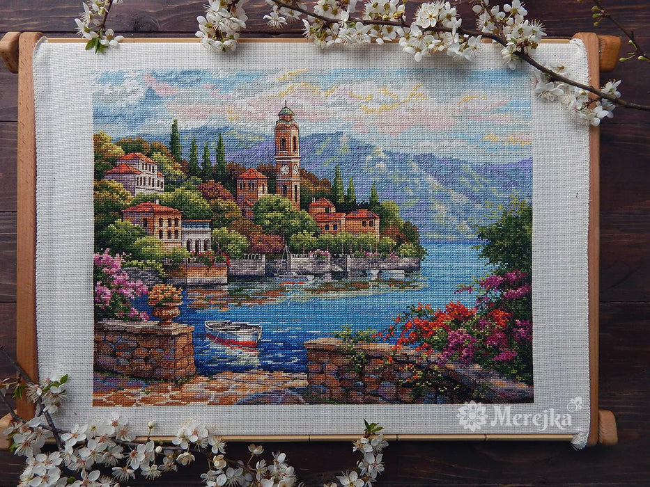 Lago di Como K-175 Counted Cross-Stitch Kit