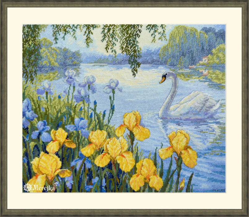 Cross stitch kit Merejka Enchanted Pond K-263