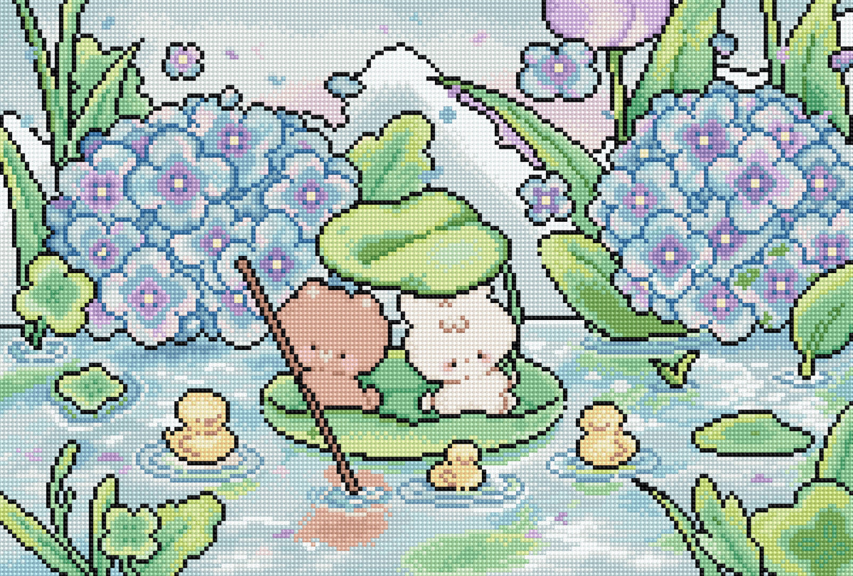 Rainy day L10-011 Counted Cross Stitch Kit