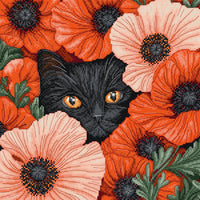 Poppy Eyes L9949 Counted Cross Stitch Kit