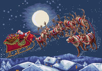 Christmas Eve Flight L9959 Counted Cross Stitch Kit