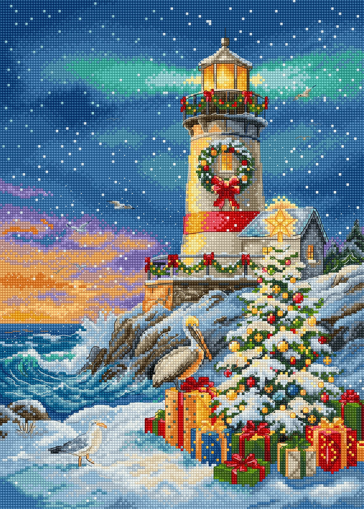 Lighthouse Noel L9993 Counted Cross Stitch Kit