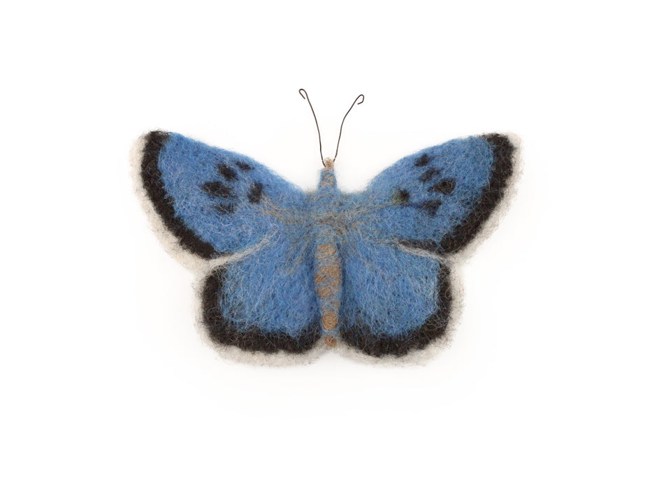 Felting Kit - Large Blue Butterfly Needle Felt Kit