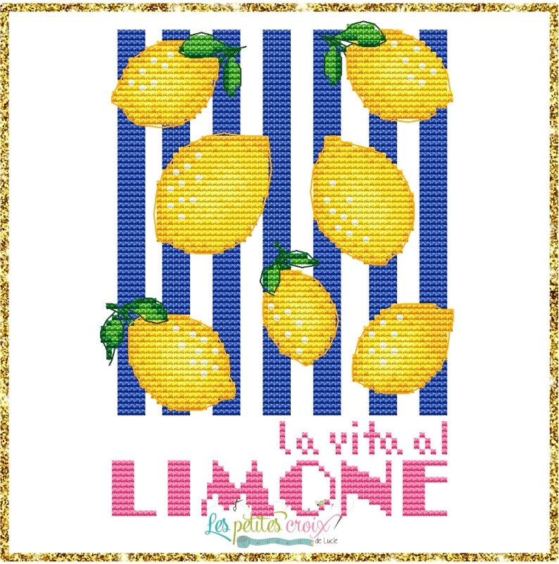 La vita al lemon - PDF Cross Stitch Pattern – Wizardi