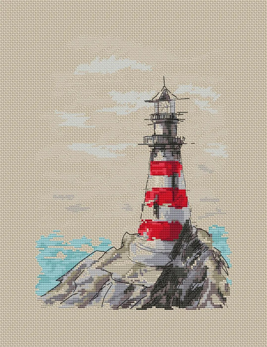 Old Lighthouse - PDF Cross Stitch Pattern