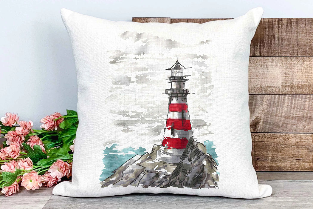 Old Lighthouse - PDF Cross Stitch Pattern