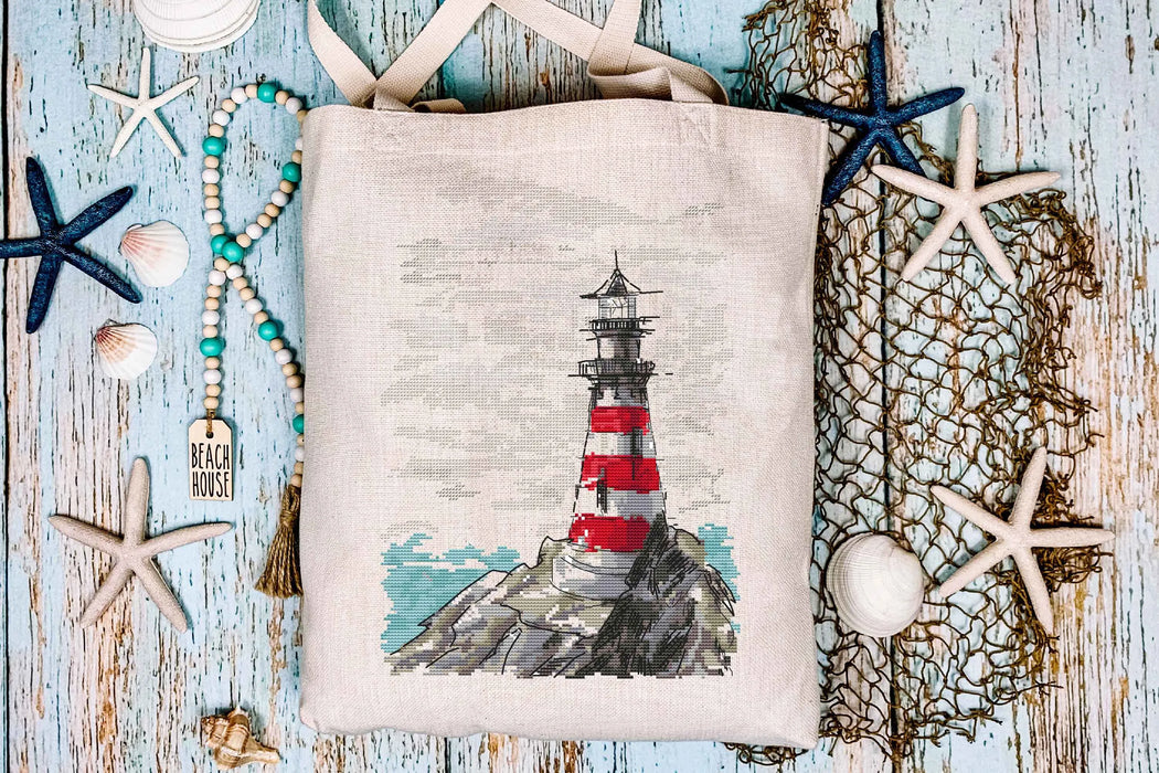 Old Lighthouse - PDF Cross Stitch Pattern