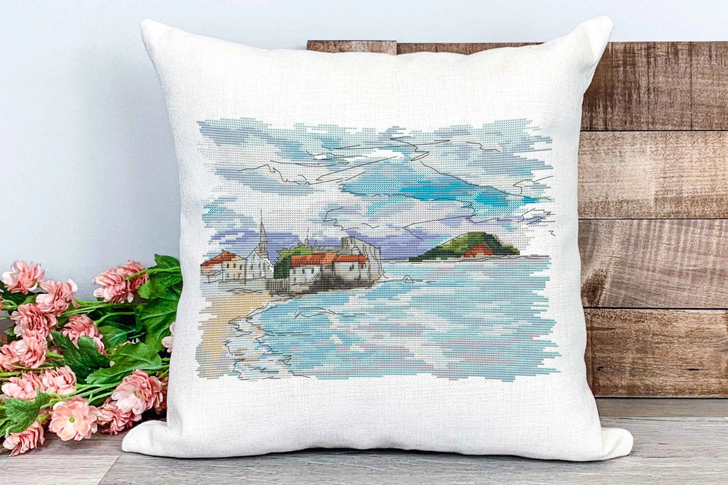 Montenegro. Budva - PDF Cross Stitch Pattern