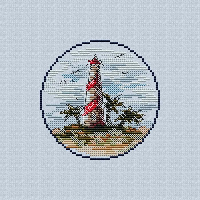 Mini Lighthouse. 3 - PDF Cross Stitch Pattern