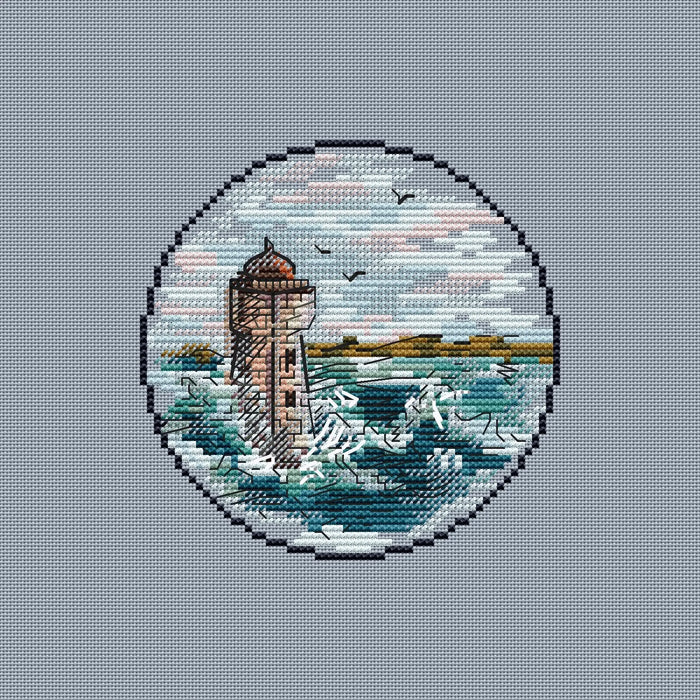 Mini Lighthouse. 8 - PDF Cross Stitch Pattern