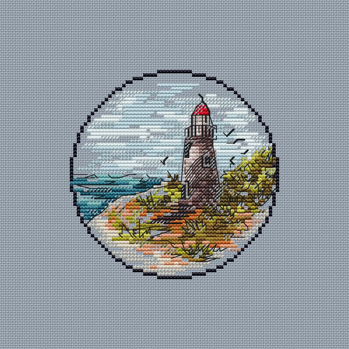 Mini Lighthouse. 9 - PDF Cross Stitch Pattern