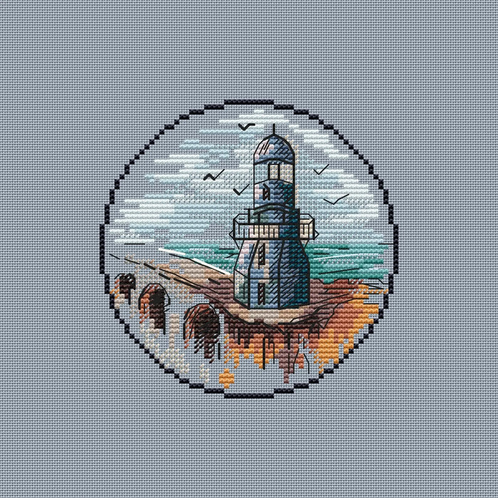 Mini Lighthouse. 11 - PDF Cross Stitch Pattern