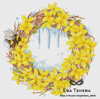 Light of Spring Drops - PDF Cross Stitch Pattern