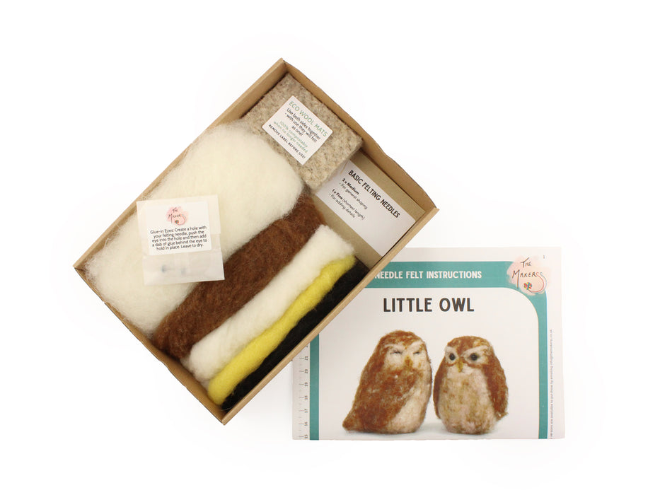 Felting Kit - Little Owl Needle Felt Kit