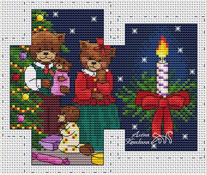 Little Bears - PDF Cross Stitch Pattern