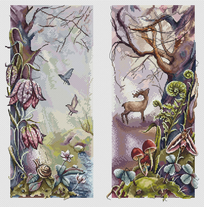 Magical Forest - PDF Cross Stitch Pattern