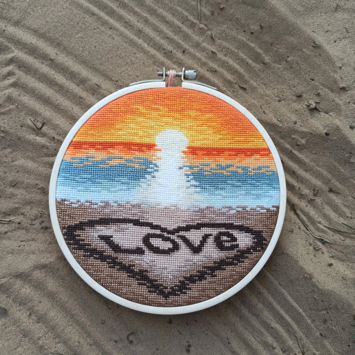 Round Landscapes. Landscape 11 - PDF Cross Stitch Pattern