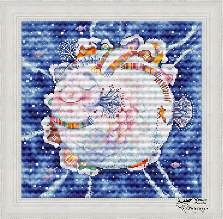 Moon-Fish - PDF Cross Stitch Pattern