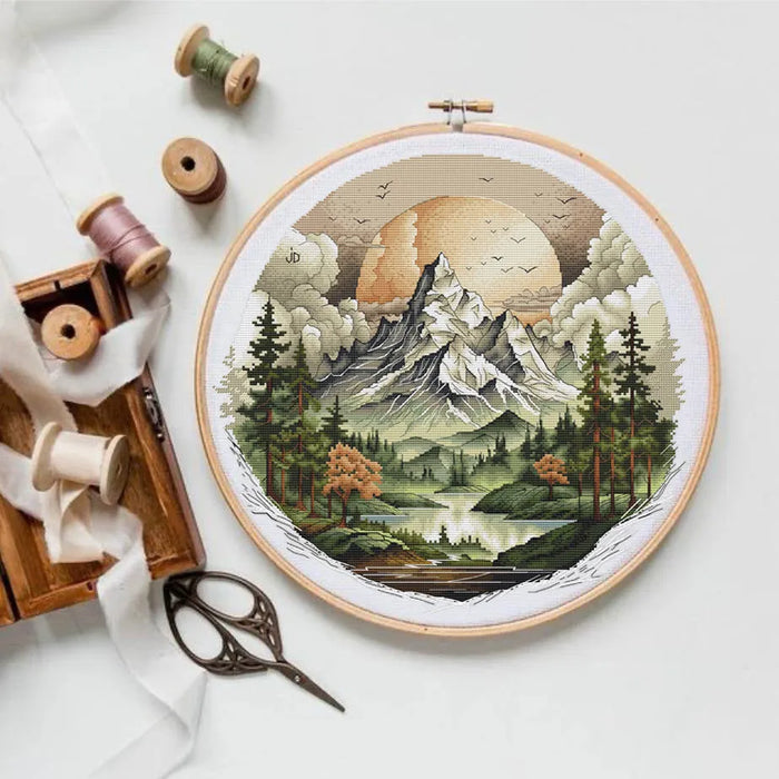 Mountain Altai - PDF Cross Stitch Pattern