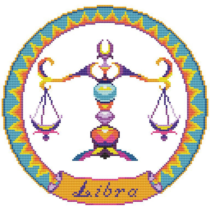 Libra - PDF Cross Stitch Pattern