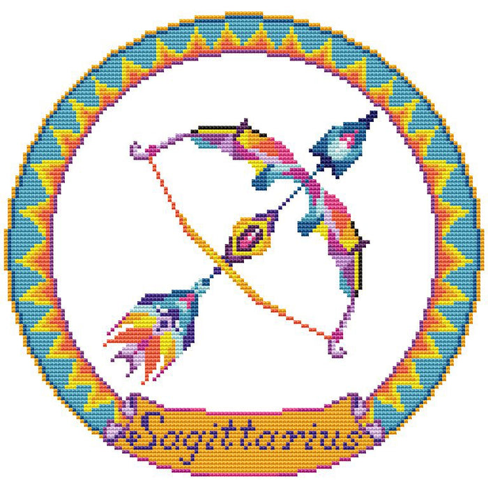 Sagittarius - PDF Cross Stitch Pattern