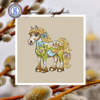 A Horse. April - PDF Cross Stitch Pattern