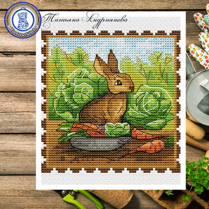 Rural Life. Hare - PDF Cross Stitch Pattern