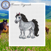 A Horse. The Haze - PDF Cross Stitch Pattern