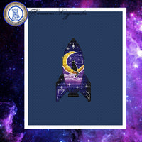 Dreams of Space. Rocket - PDF Cross Stitch Pattern