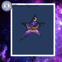 Dreams of Space. Star - PDF Cross Stitch Pattern