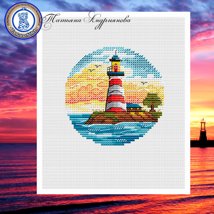 Lighthouse - PDF Cross Stitch Pattern