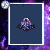 Dreams of Space. Flying Saucer - PDF Cross Stitch Pattern