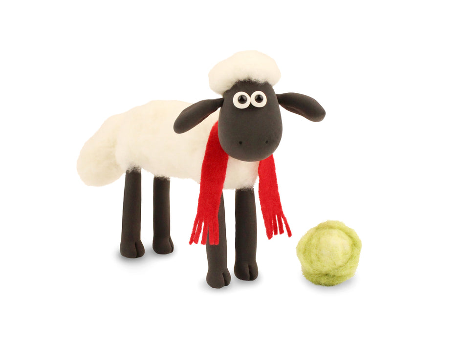 Felting Kit - Aardman Shaun the Sheep - on four legs Needle Felt Kit