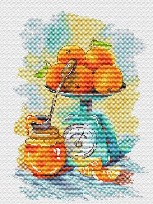 Orange confiture - PDF Cross Stitch Pattern