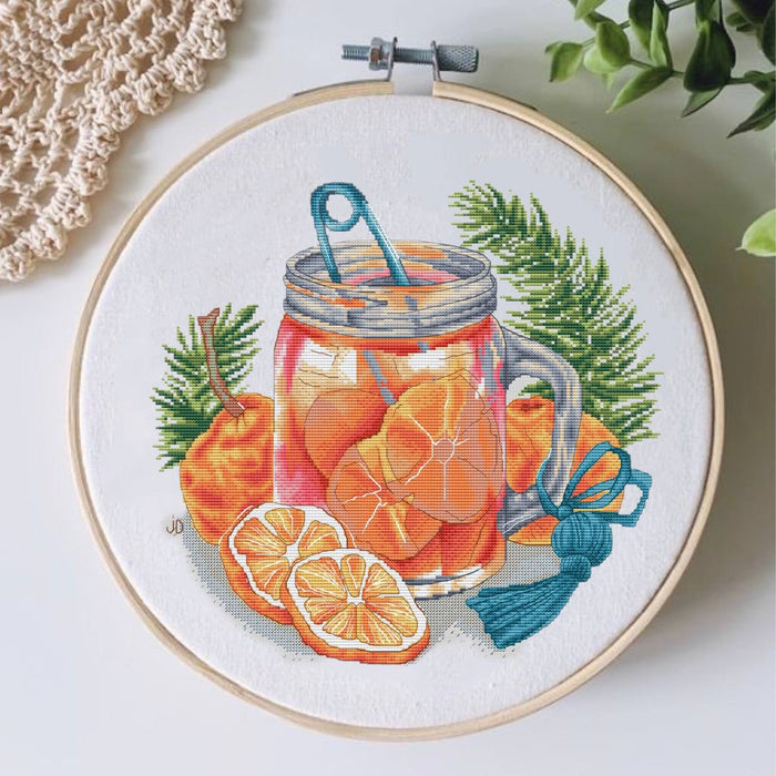 Orange mood - PDF Cross Stitch Pattern