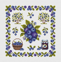 Blueberry Story - PDF Cross Stitch Pattern