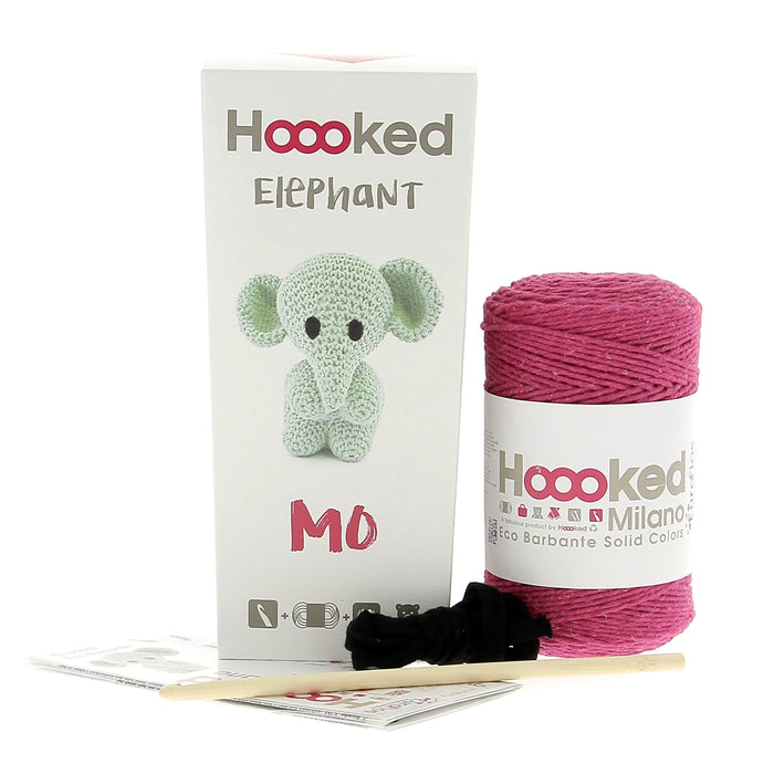 DIY Crochet Kit  Elephant Eco Barbante Punch PAK103-550