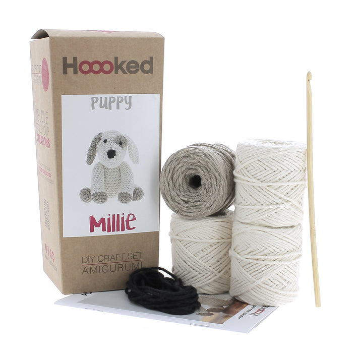 DIY Crochet Kit Puppy Millie - Almond PAK139