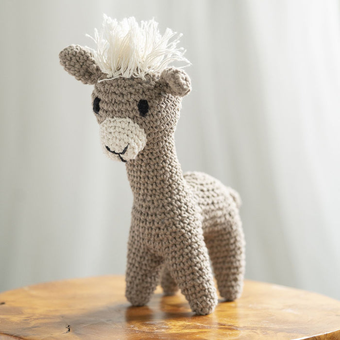 DIY Crochet Kit Llama Laurie - Taupe PAK140