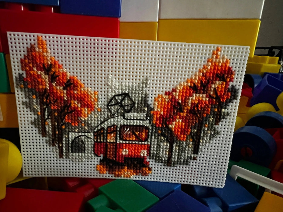 Autumn Tram - PDF Cross Stitch Pattern